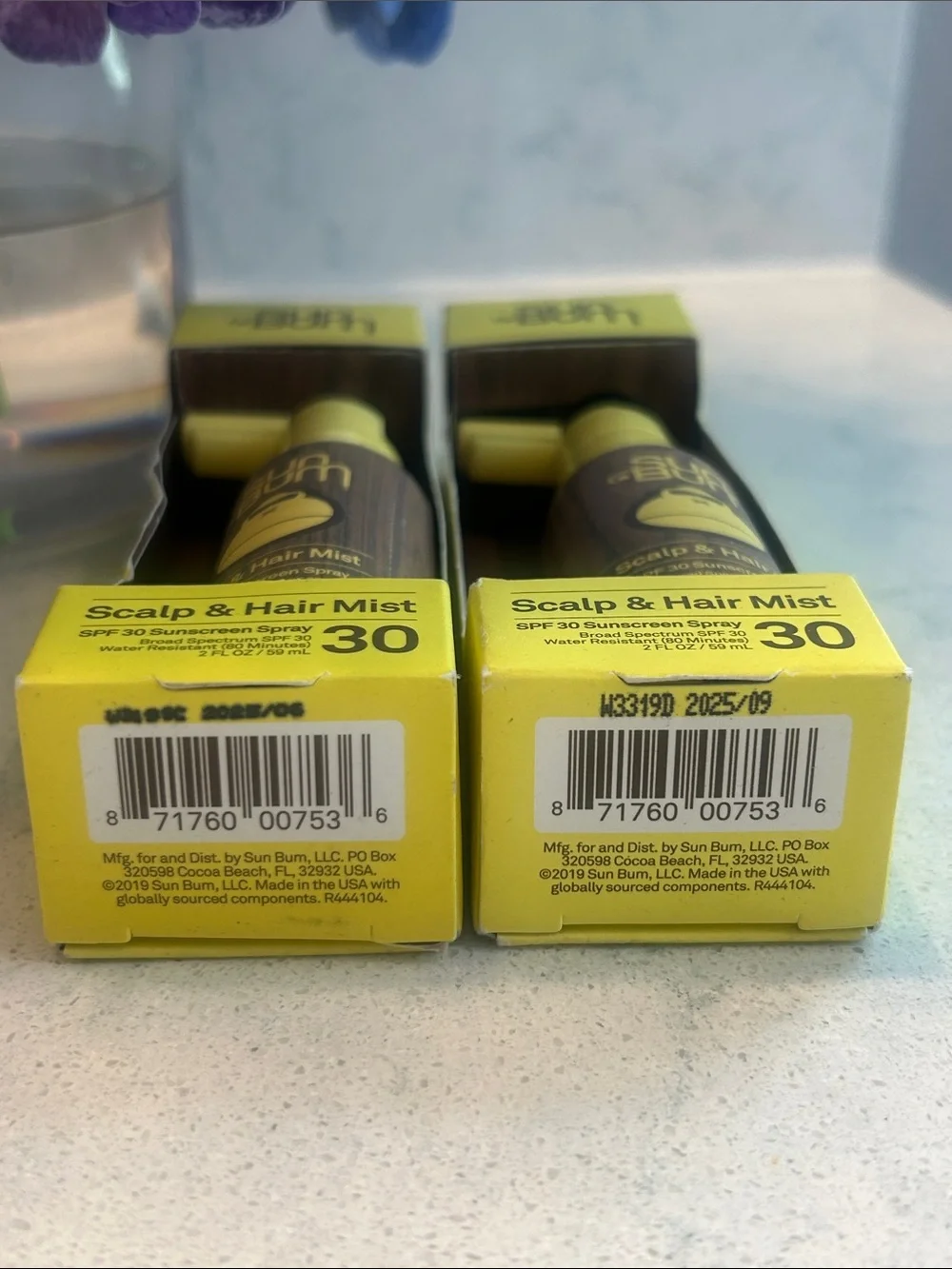 NEW Sun Bum Scalp & Hair Mist SPF 30 - 2-Pack (2 fl oz each) - *Expired 2025*